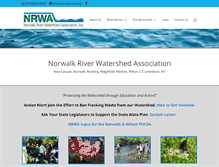 Tablet Screenshot of norwalkriver.org